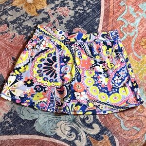 Talbots Vibrant Paisley Women's Skort